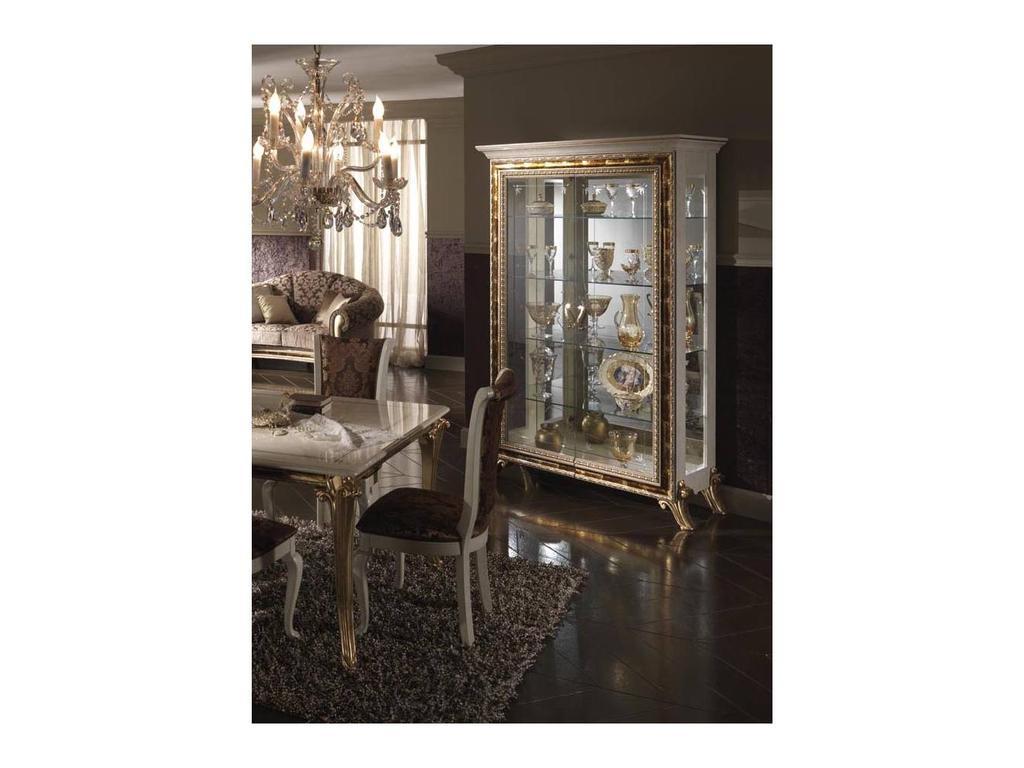 Arredo Classic: витрина 2-х дверная(слоновая кость)