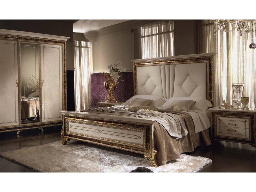 Arredo Classic: кровать двуспальная(слоновая кость)