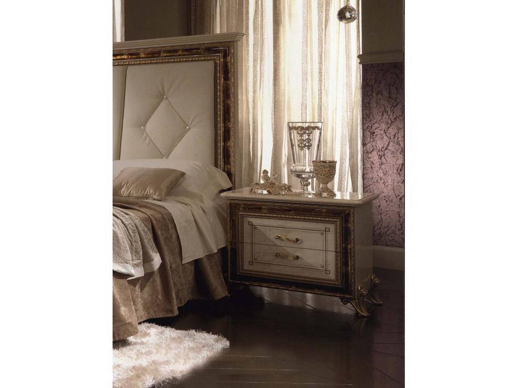 Arredo Classic: тумба прикроватная(слоновая кость, золото)