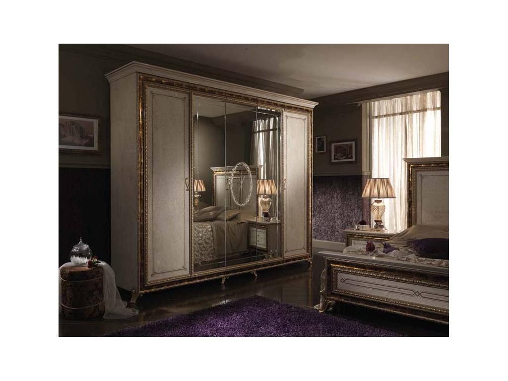 Arredo Classic: шкаф(слоновая кость, золото)