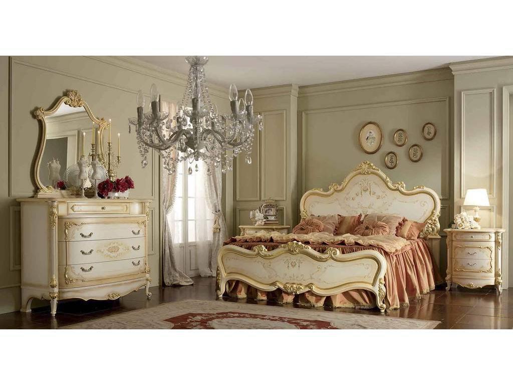 Alberto и Mario Ghezzani: спальня барокко(слоновая кость, золото)