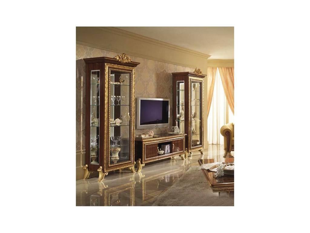 Arredo Classic: витрина 1 дверная(орех)