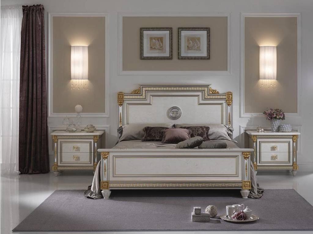 Arredo Classic: кровать двуспальная(слоновая кость)