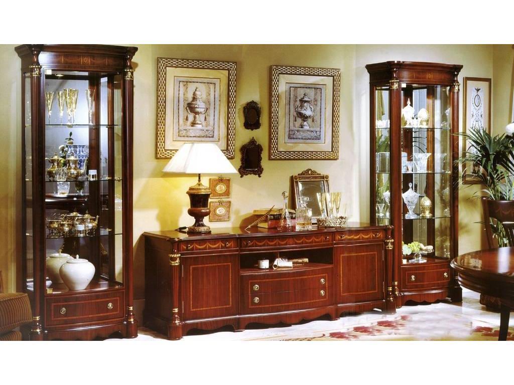 Muebles Solomando: тумба под телевизор(орех, золото)