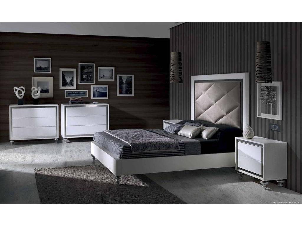 Muebles Monrabal Chirivella: спальня современный стиль(белый)