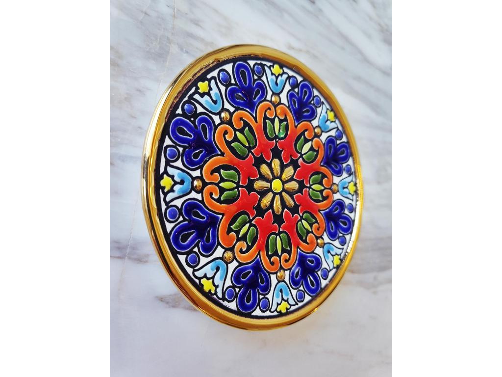 CEARCO: тарелка декоративная(золото)