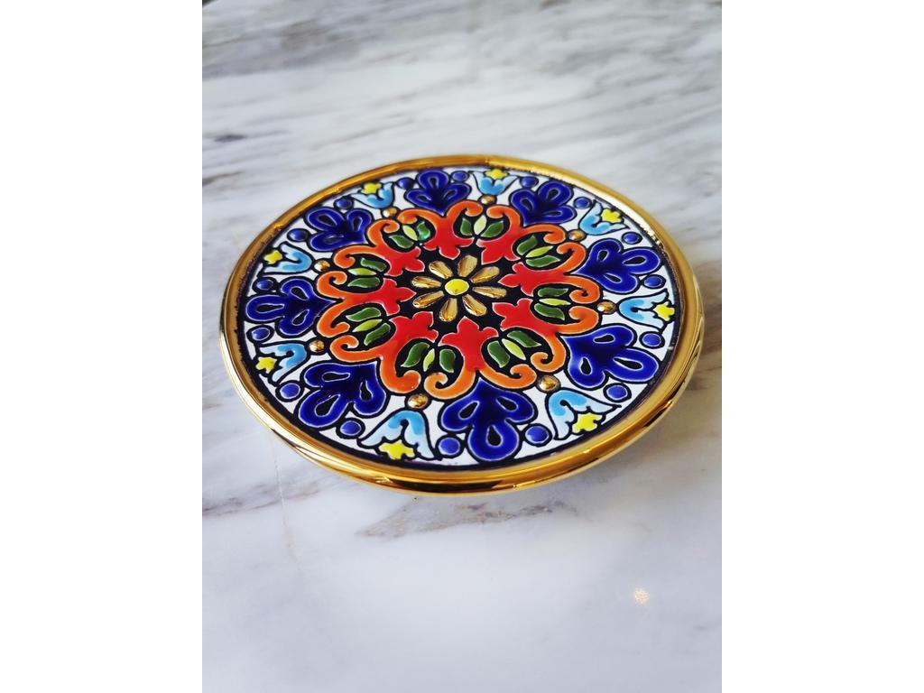 CEARCO: тарелка декоративная(золото)