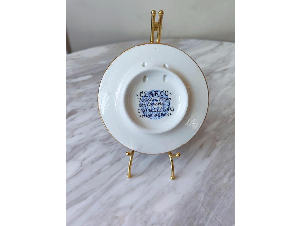 CEARCO: тарелка декоративная(золото)