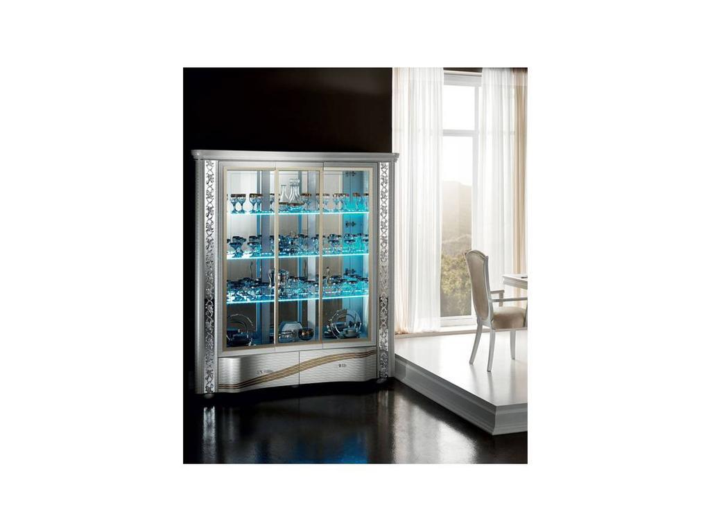 Arredo Classic: витрина 3-х дверная(белый)