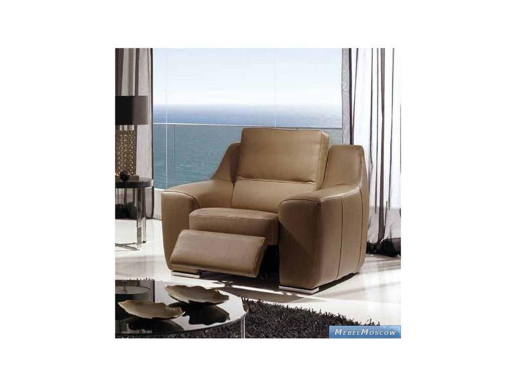 M.Soria: кресло-реклайнер(коричневый)
