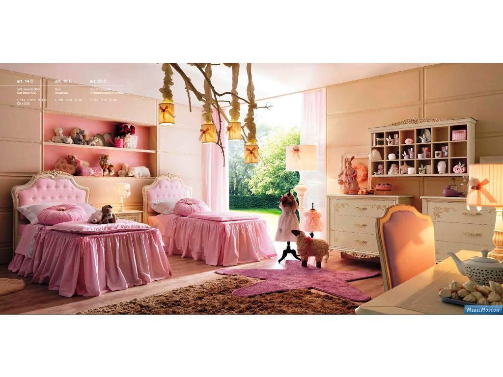 GiorgioCasa: детская комната классика(слоновая кость, розовый)