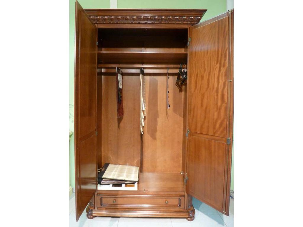 Simex: шкаф 2-х дверный(орех)