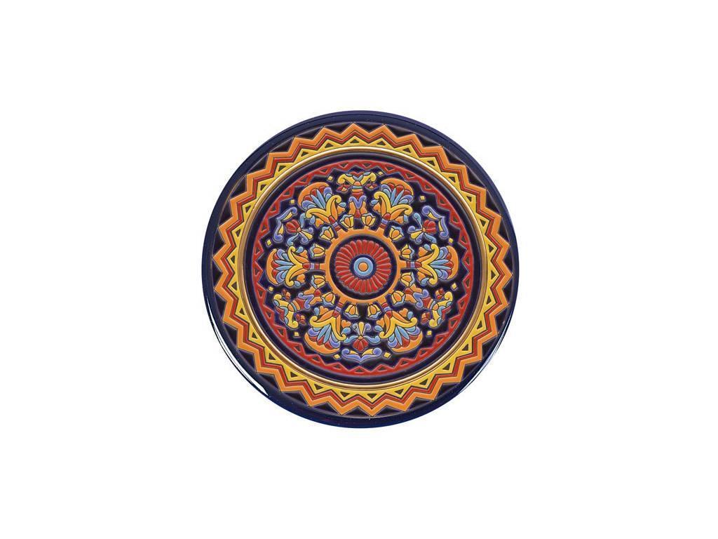 Artecer: тарелка декоративная(синий, разноцветный)