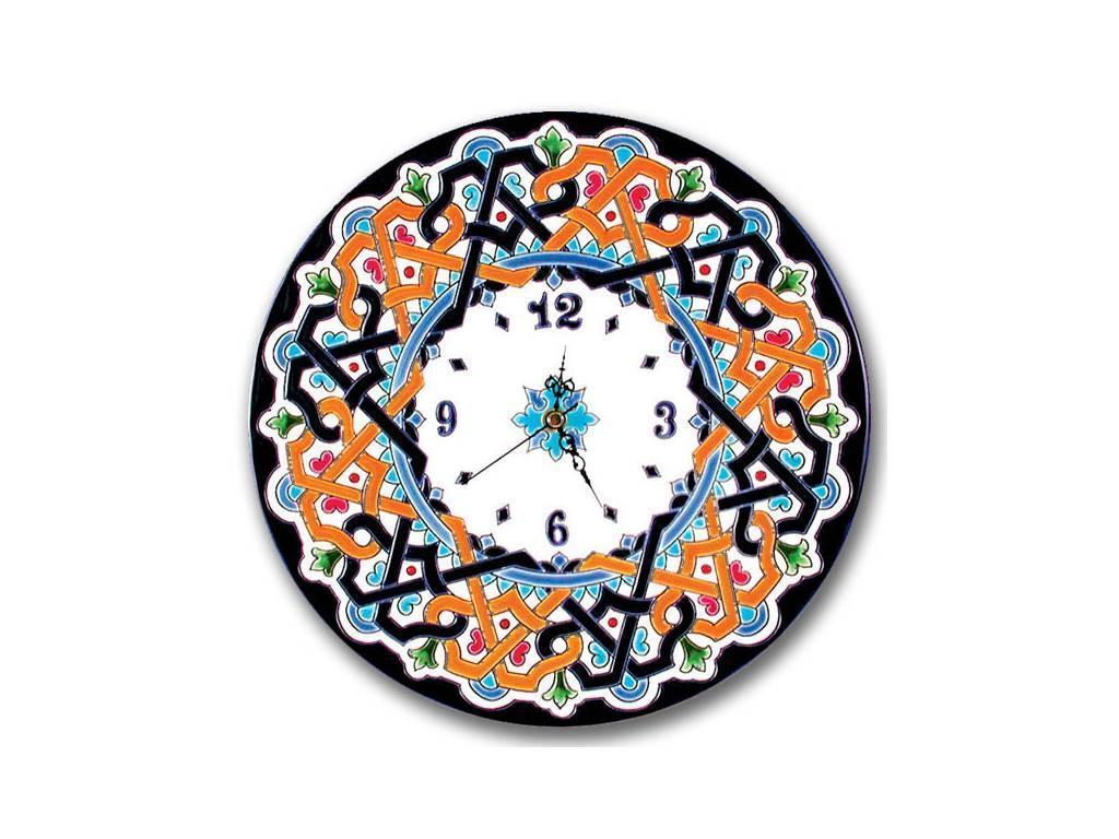 Artecer: тарелка-часы(синий, разноцветный)