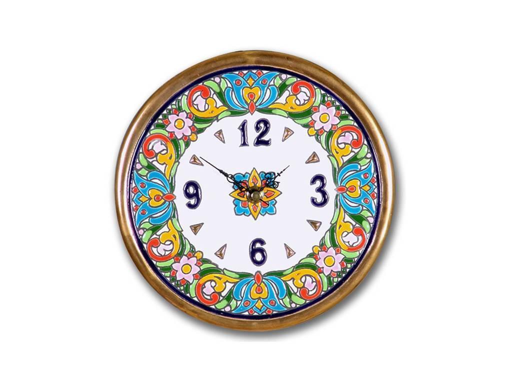 Artecer: тарелка-часы(золото, разноцветный)