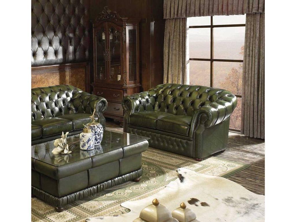 Euro Style Furniture: диван 2-х местный(зеленый)