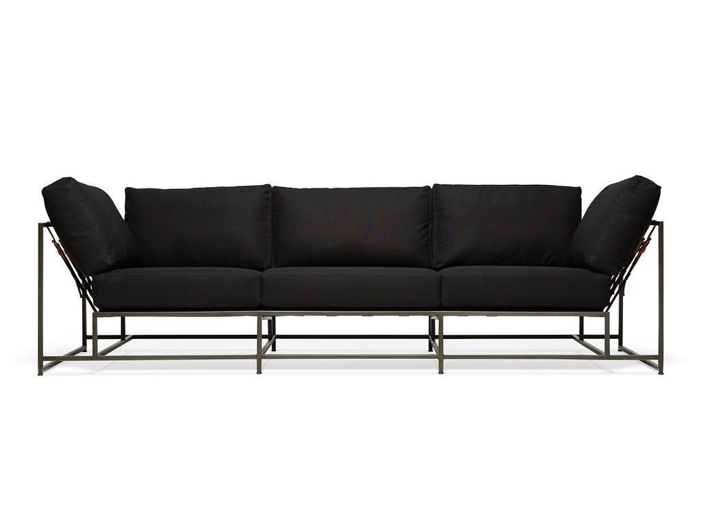 The Sofa: диван 3-х местный(черный)