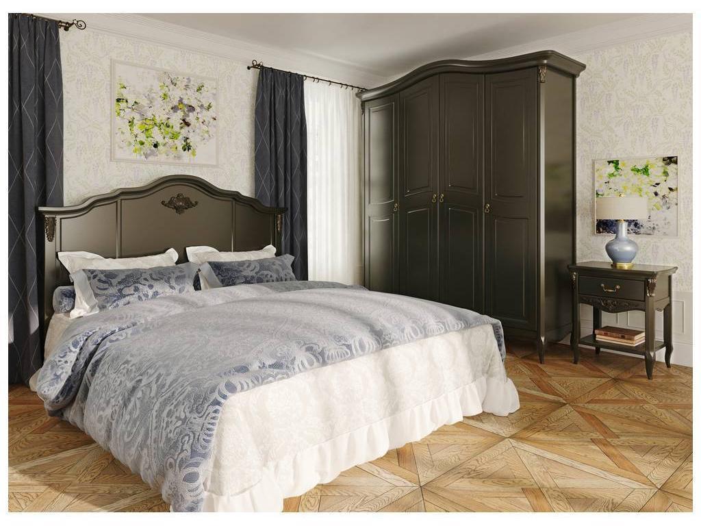 Latelier Du Meuble: спальня прованс(черный со старением)