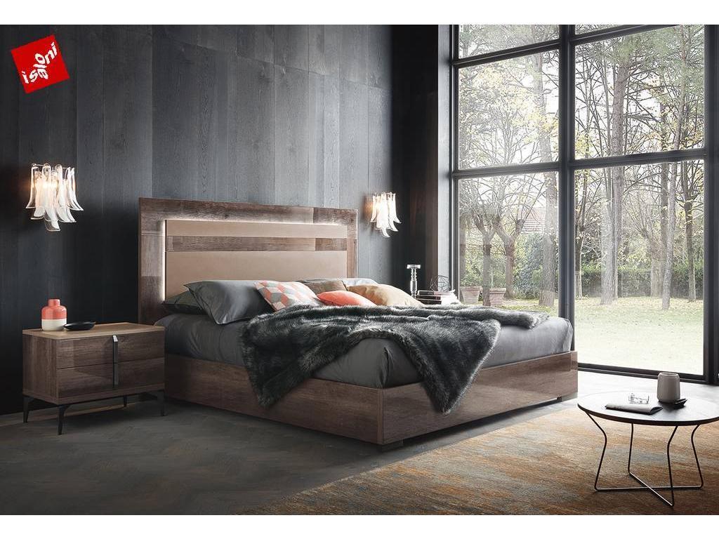 A.L.F. Uno: кровать двуспальная(surfaced oak)