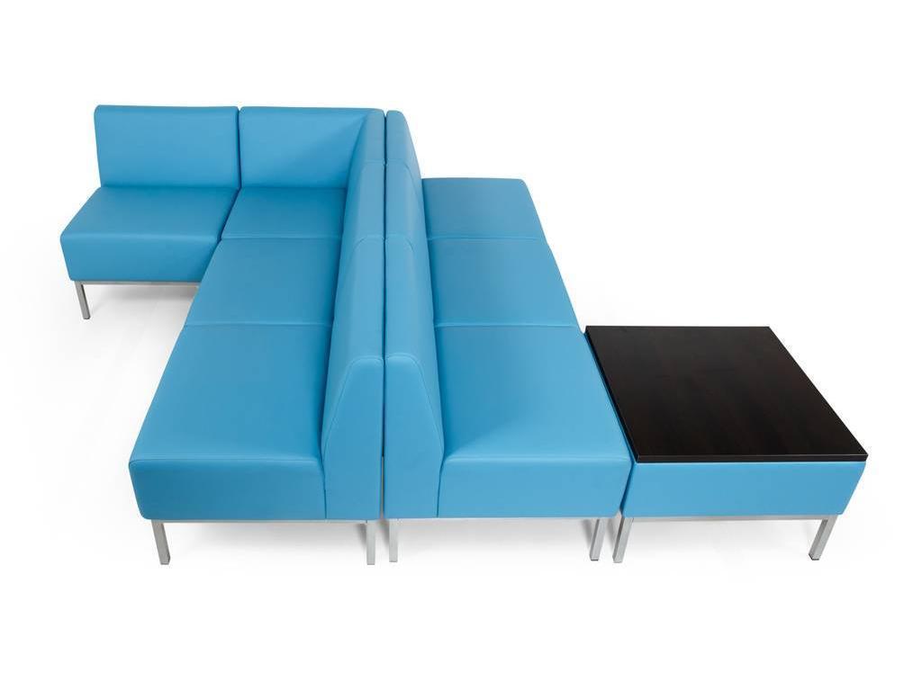Евроформа: мягкая мебель в интерьере(синий)