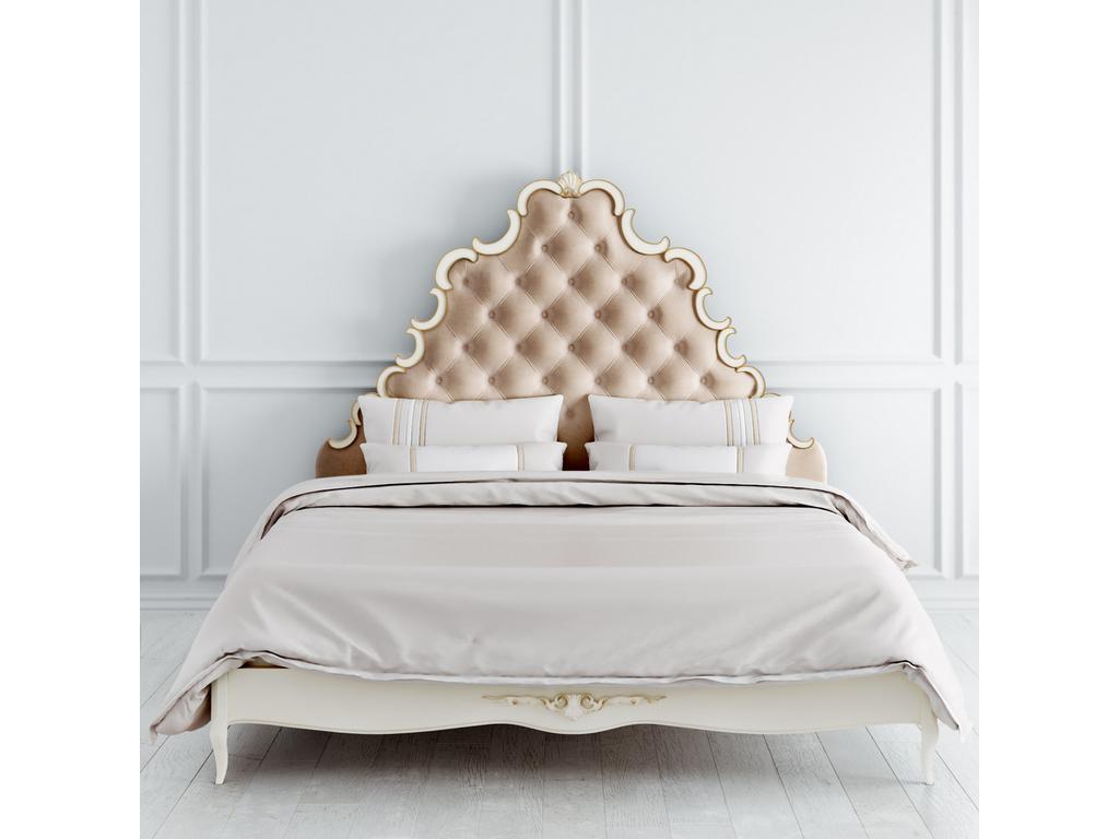 Latelier Du Meuble: кровать двуспальная(слоновая кость, золото)