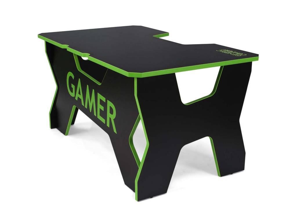 Generic Comfort: стол компьютерный(черный, зеленый)