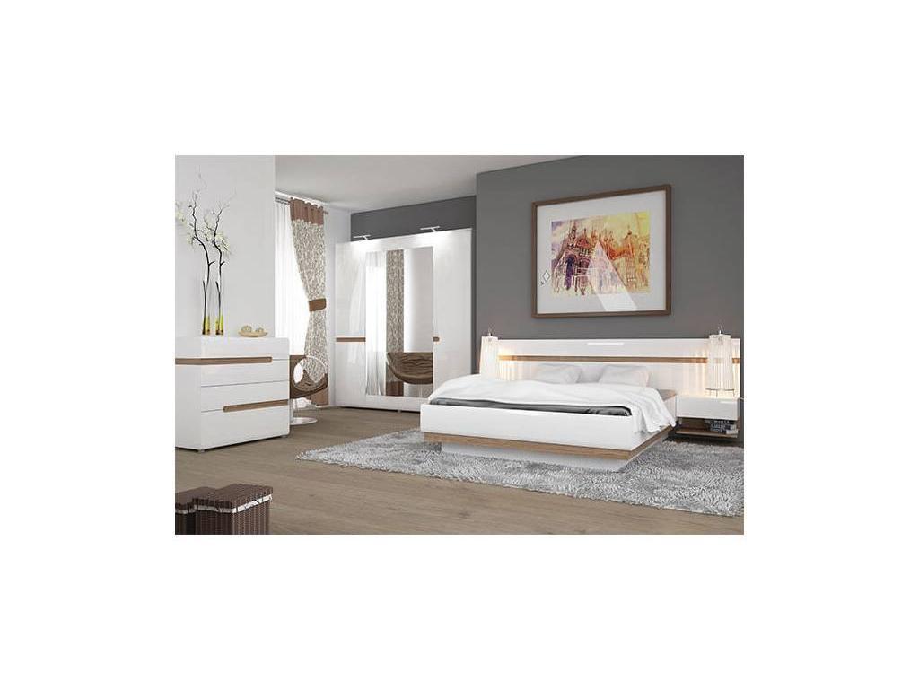 Anrex: спальня современный стиль(белый, сонома)