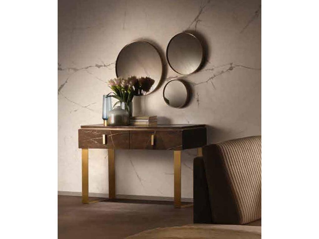 Arredo Classic: стол туалетный(венге, коричневый, золото)