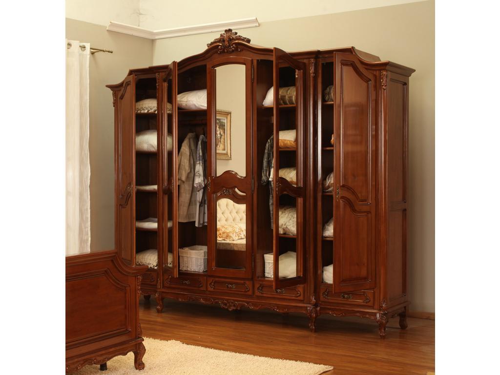 Simex: шкаф 5 дверный(орех)