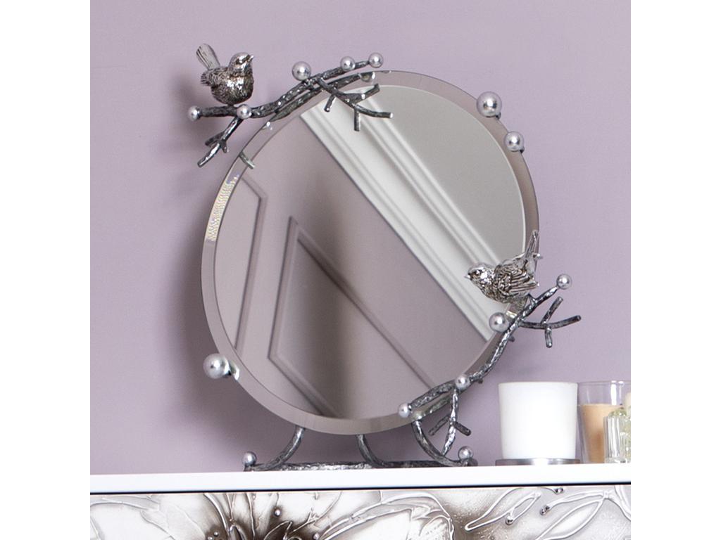 Bogacho: зеркало настольное(серебро)