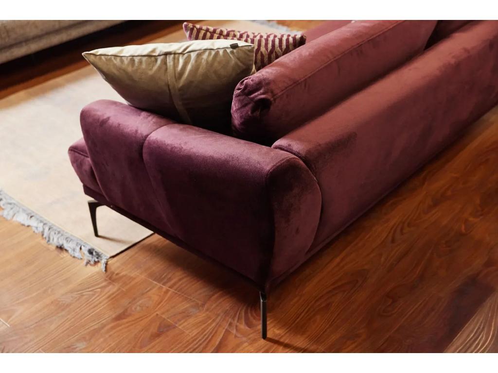 BALHOME: диван 3-х местный(фиолетовый)