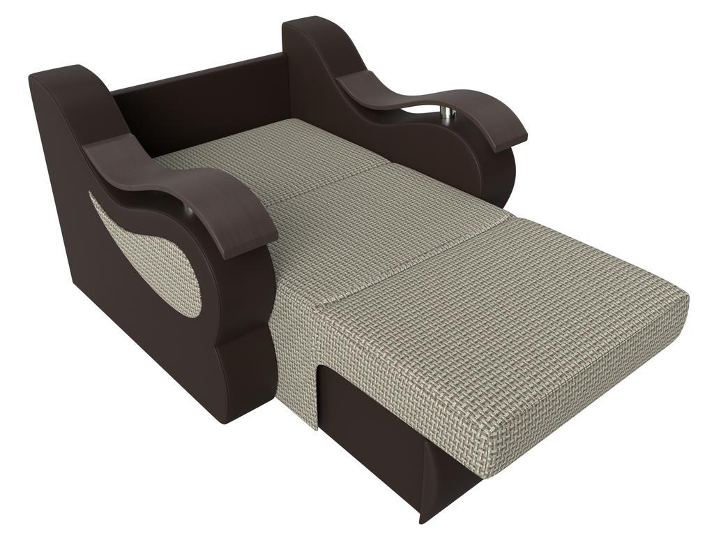 Лига диванов: кресло-кровать(бежевый/коричневый)