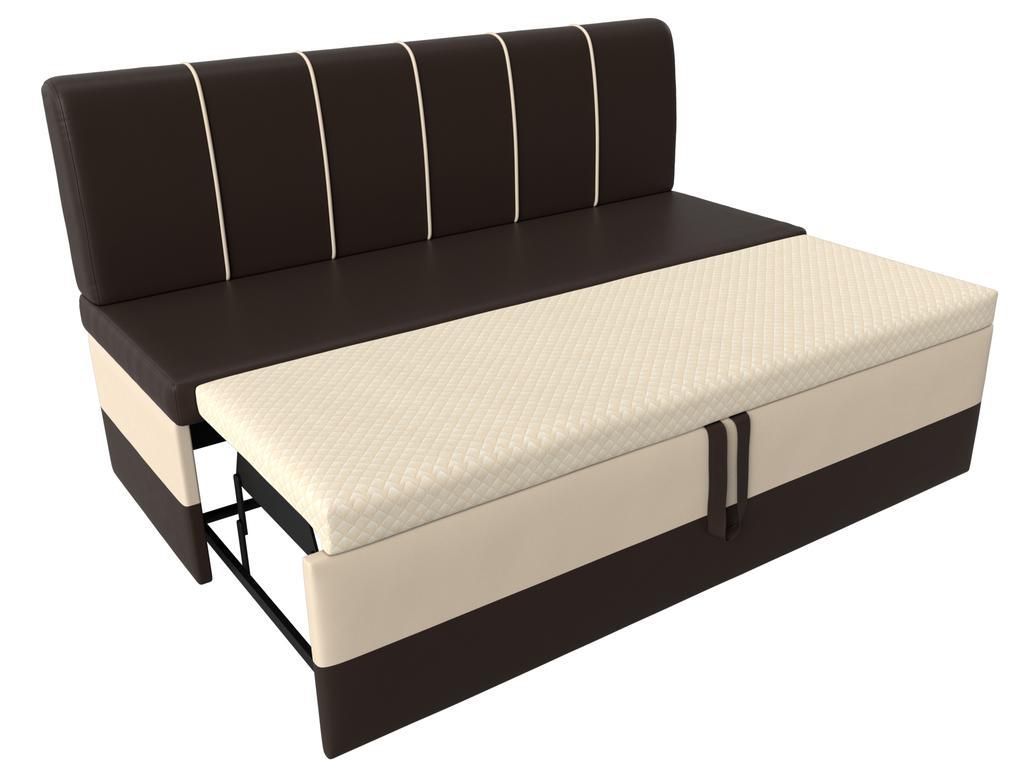 Лига диванов: диван кухонный(коричневый/бежевый)