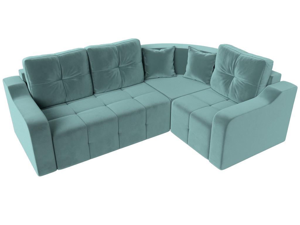 Лига диванов: диван угловой(бирюзовый)