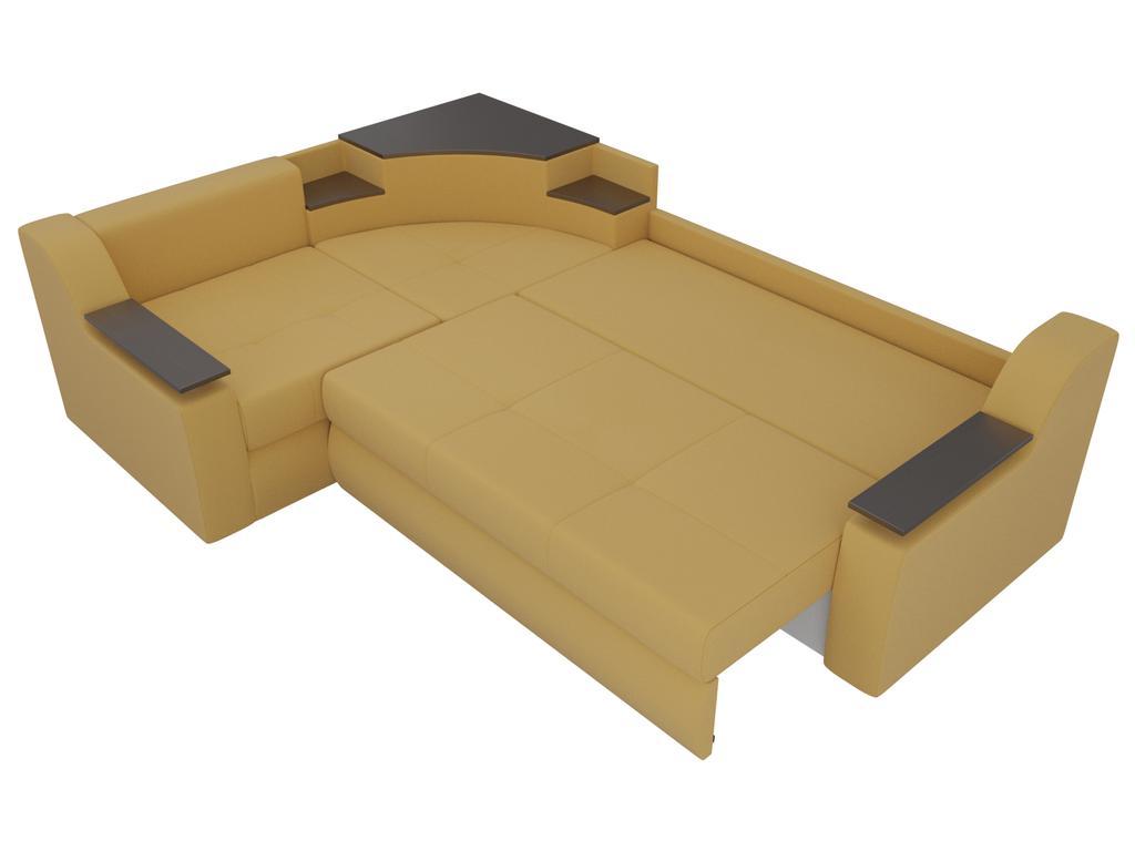 Лига диванов: диван угловой(желтый)