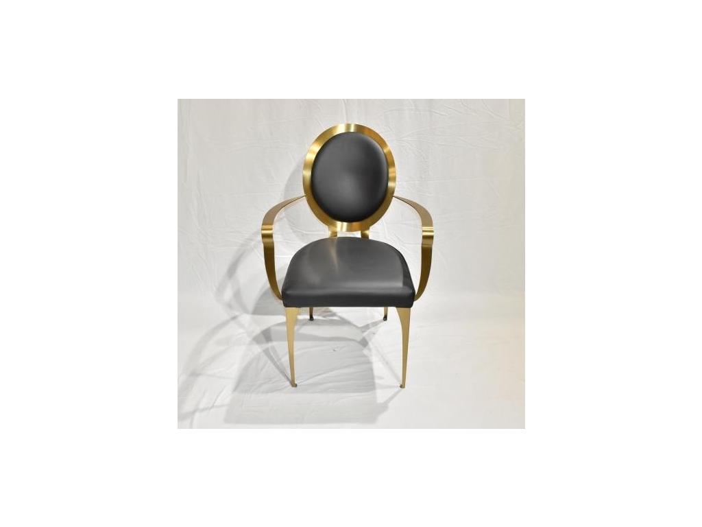STG: стул с подлокотниками(черный)