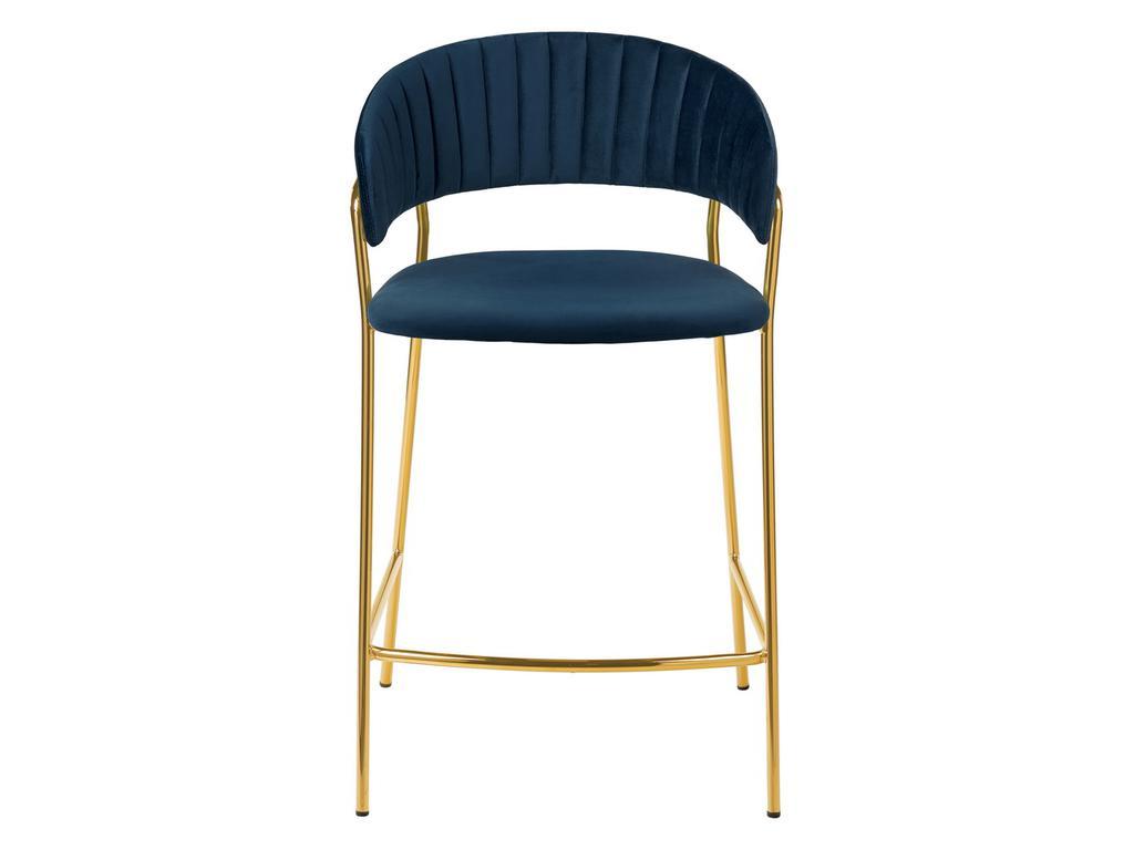 Bradex: стул полубарный(синий)