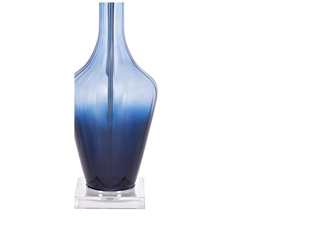 HermitageHome: лампа настольная(синий, белый)