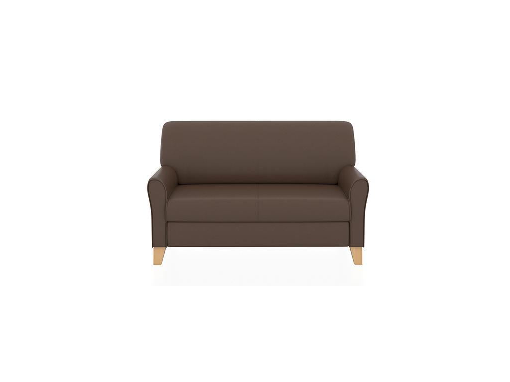Евроформа: диван 2 местный(серый)