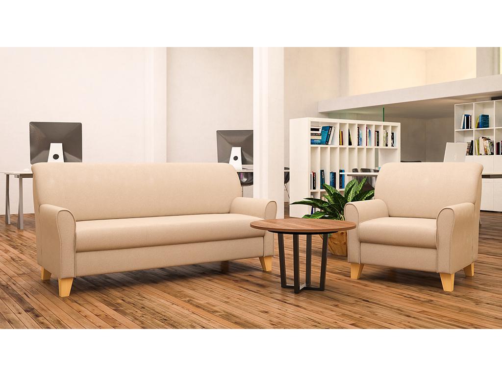 Евроформа: мягкая мебель в интерьере(бежевый)