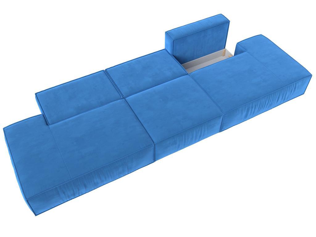 Лига диванов: диван-кровать(синий)