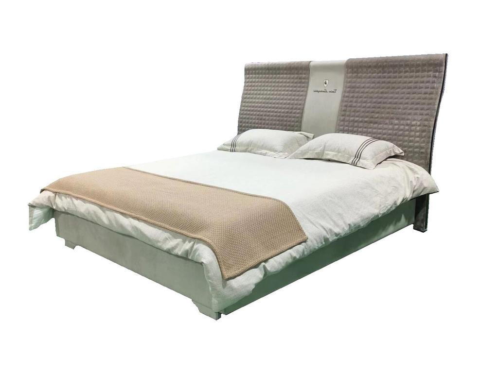 STG: кровать двуспальная(серый)