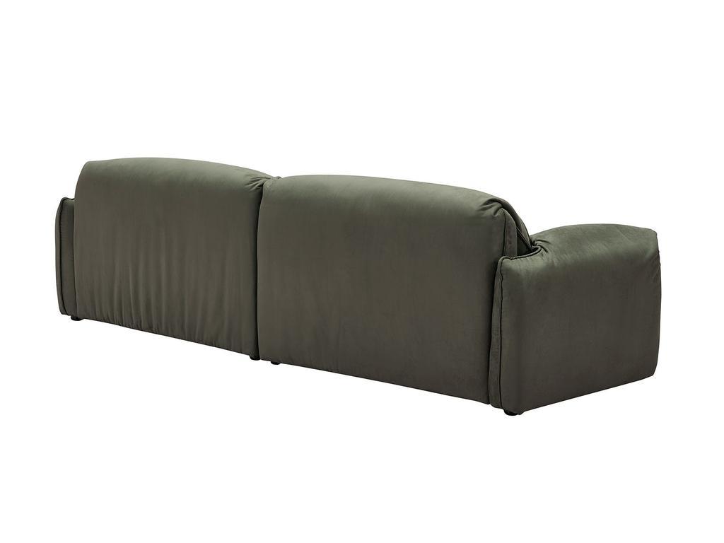 Euro Style Furniture: диван 4-х местный(темно зеленый)