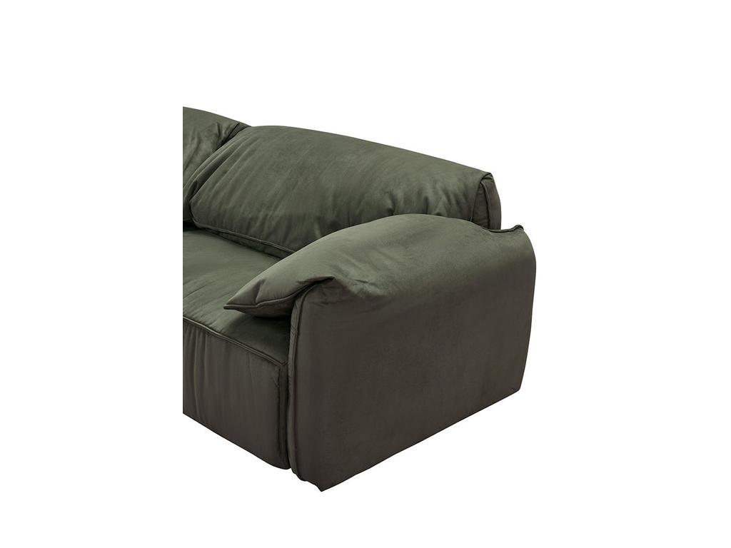 Euro Style Furniture: диван 4-х местный(темно зеленый)