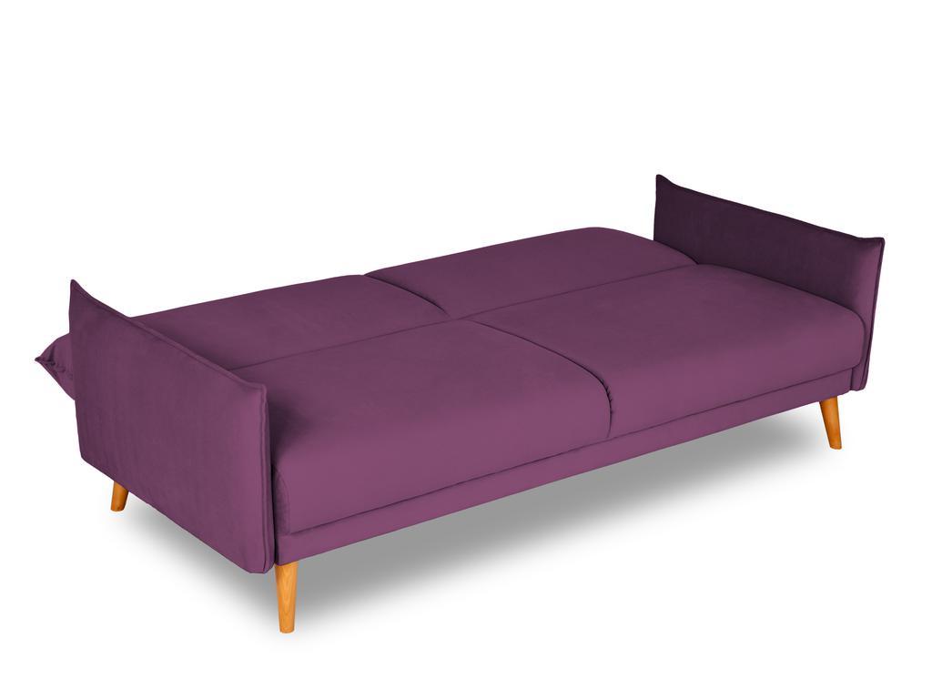 Finsoffa: диван кровать(темно сиреневый)