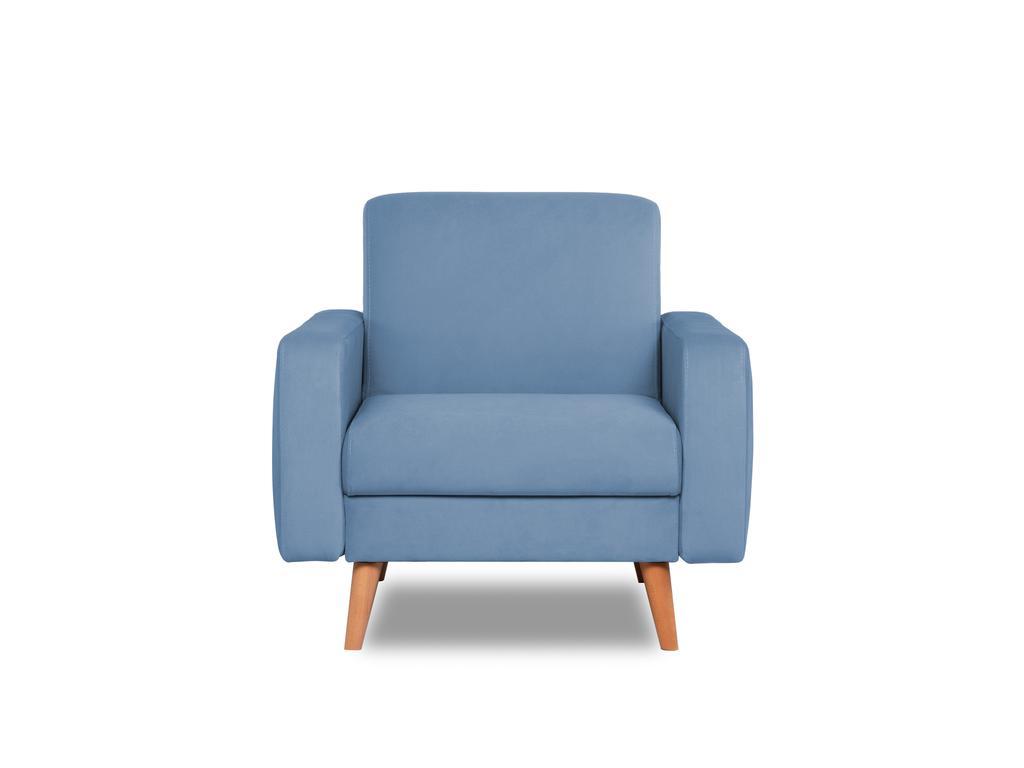Finsoffa: мягкая мебель в интерьере(серо-голубой)