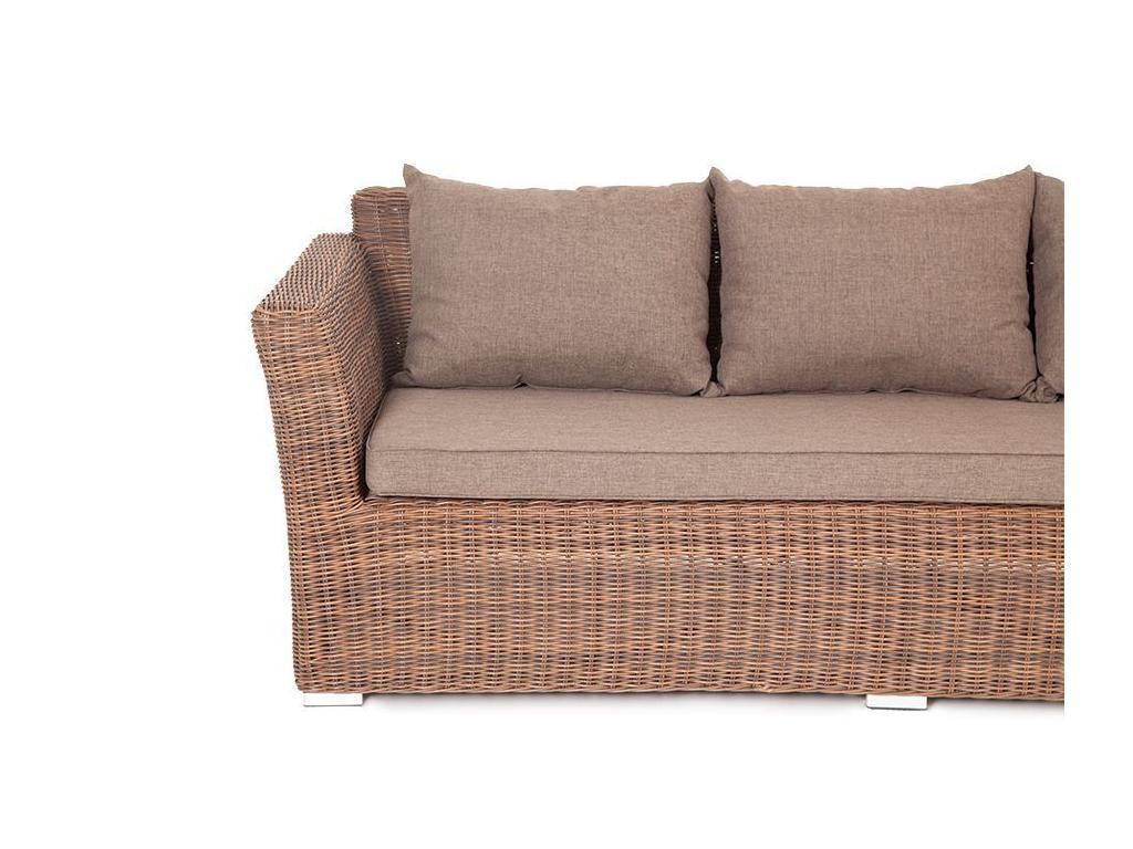 4SIS: диван садовый(коричневый)