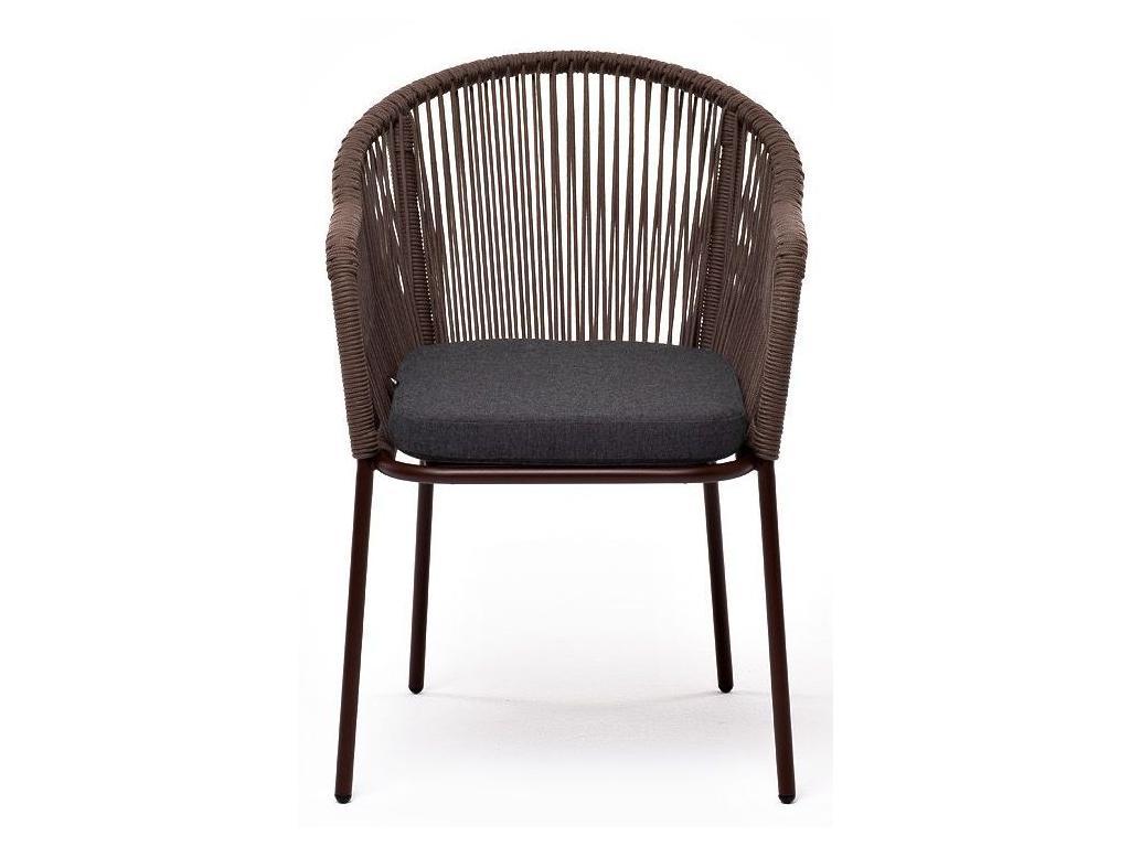 4SIS: стул садовый(темно коричневый)