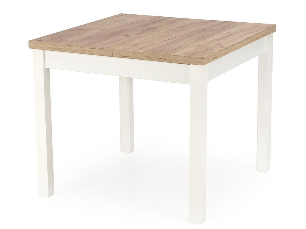 Halmar: стол обеденный(дуб крафт белый)