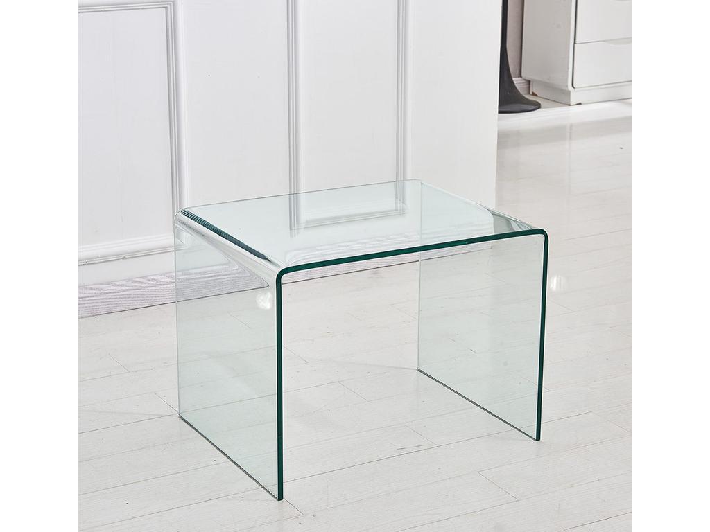 Euro Style Furniture: стол журнальный(прозрачное стекло)